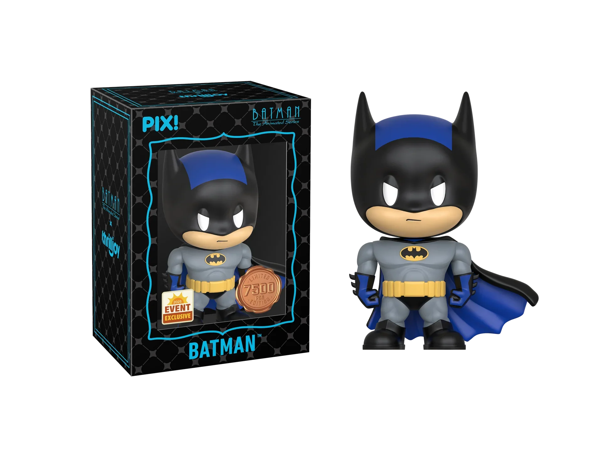 Batman the Animated Series - Batman LE7500 PIX Vinyl Figure (1 in 6 Chance at Chase)