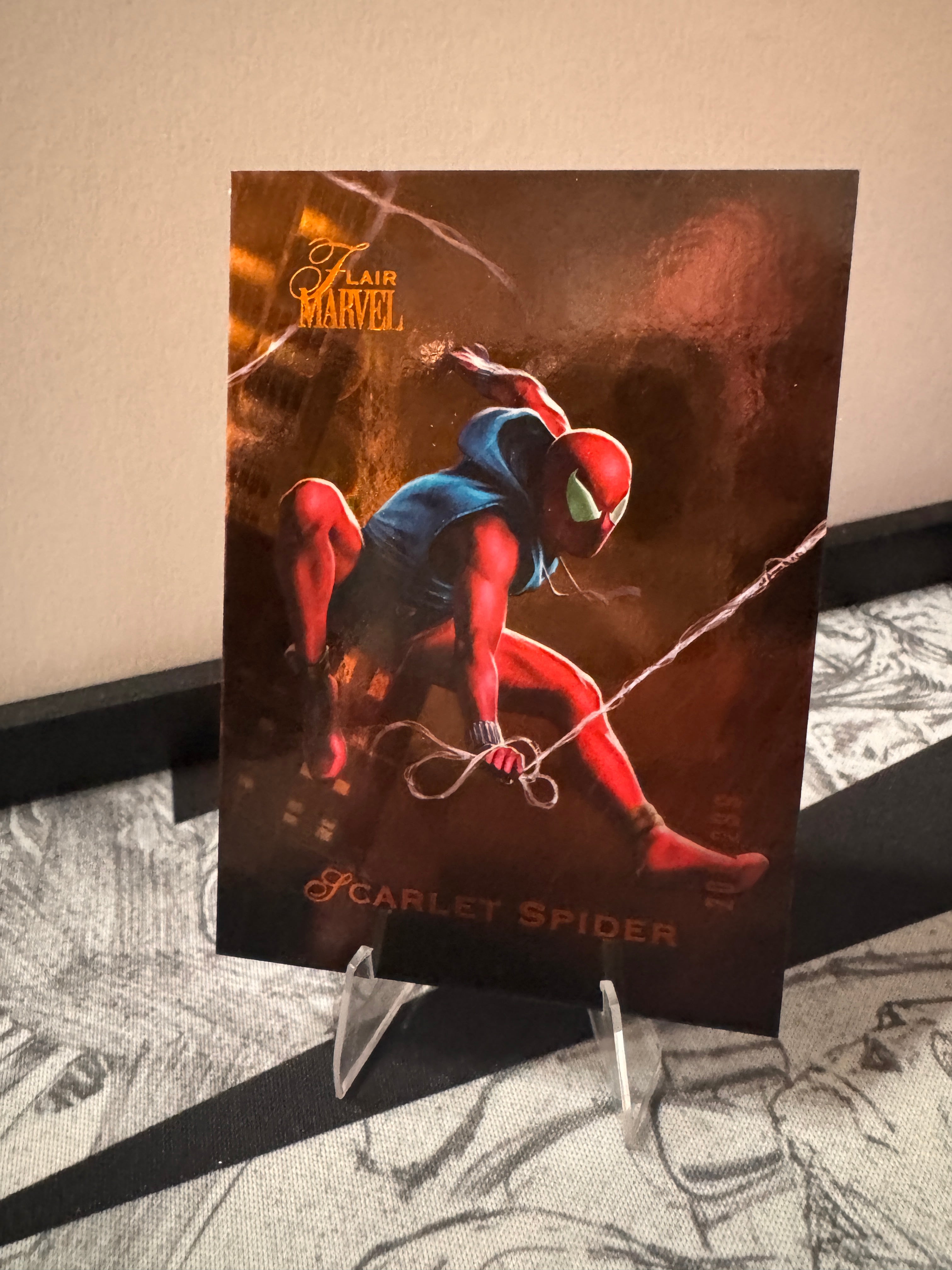 Scarlet Spider Fall Flair Marvel Fleer 201/299