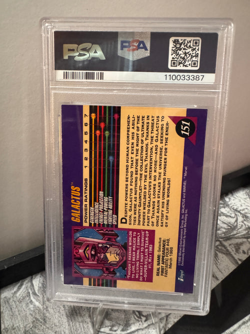 1992 Marvel Universe Galactus PSA MINT 9