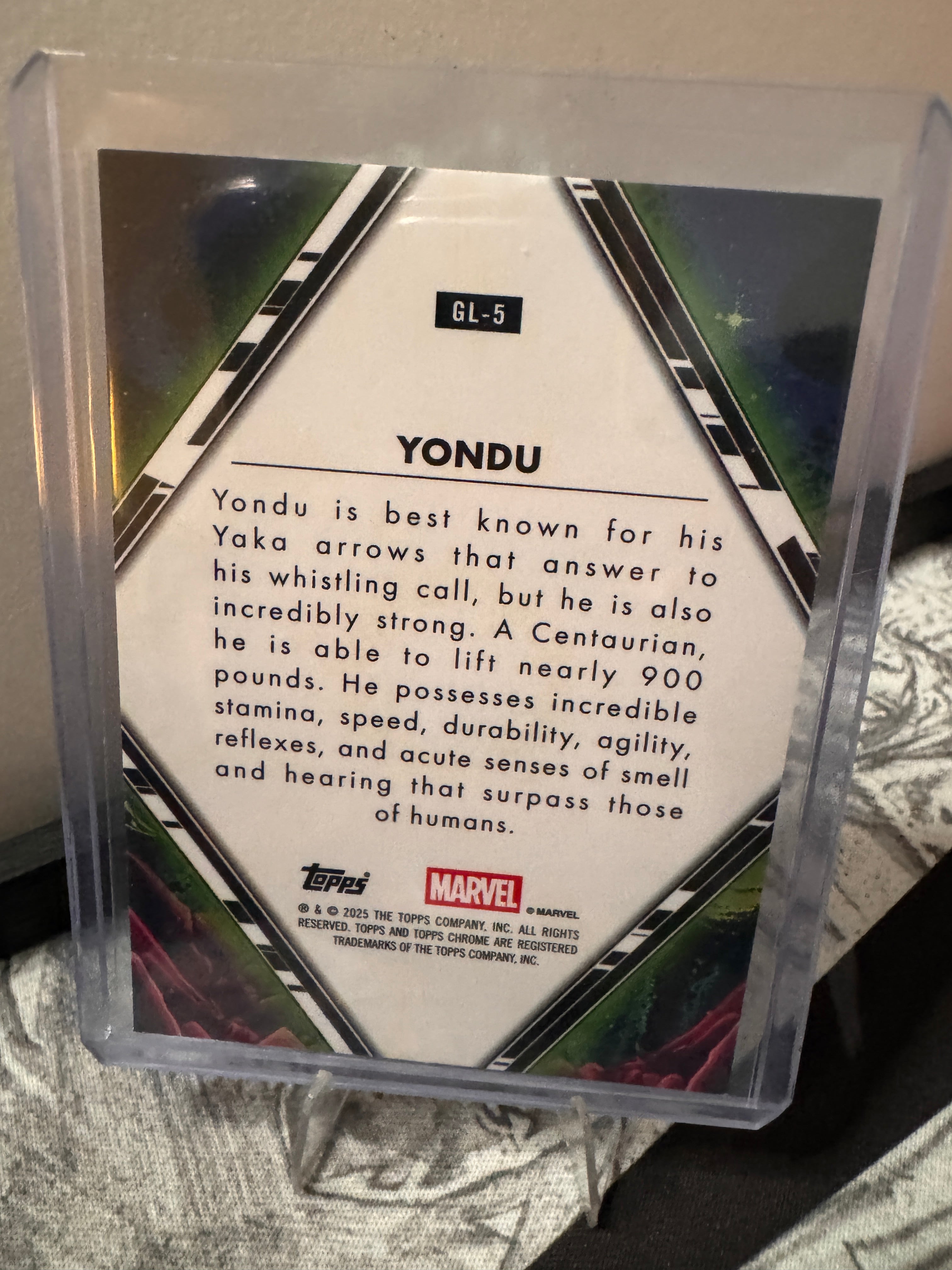 Yondu Galatic Legends Marvel Topps Chrome