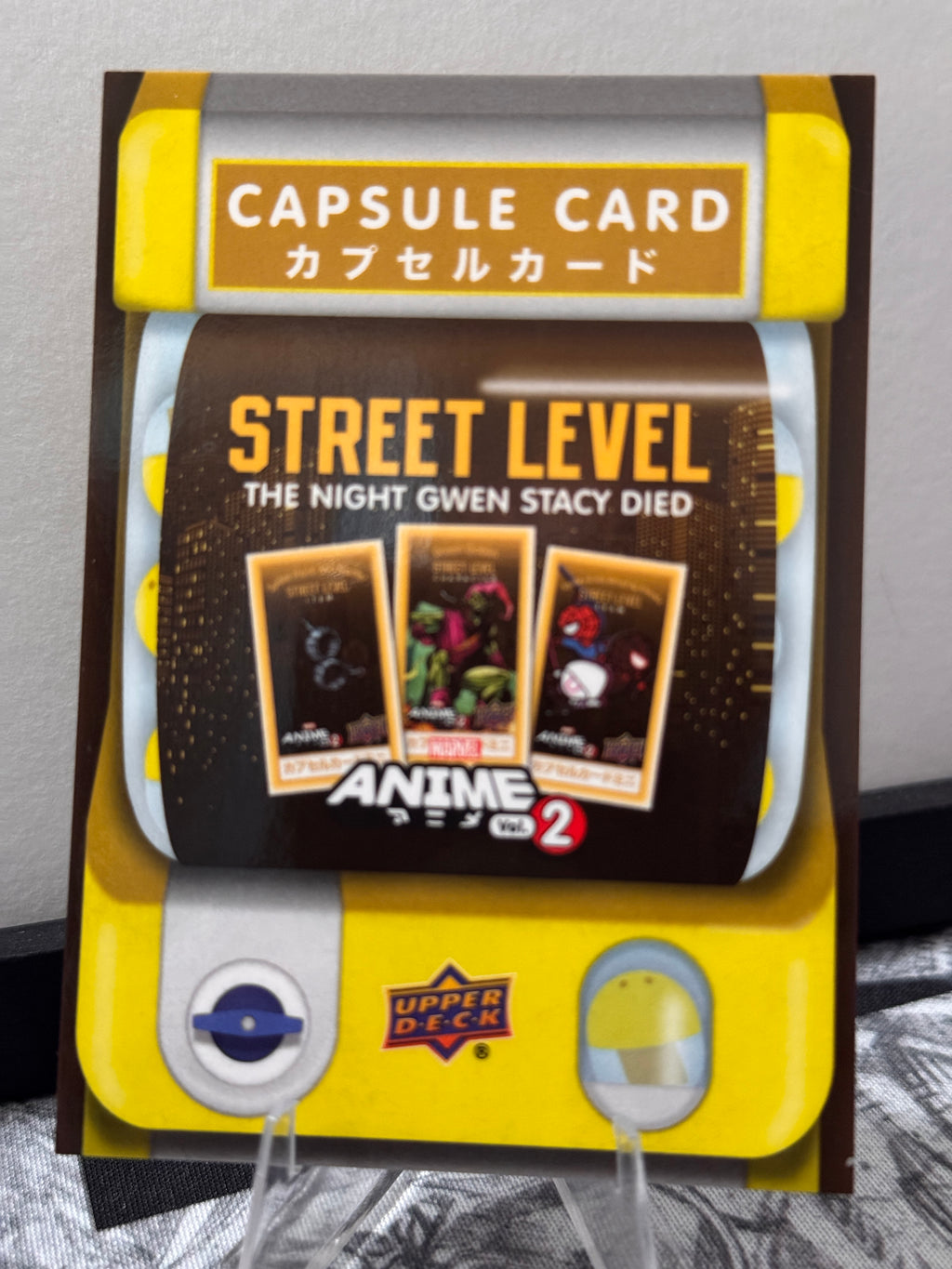 The Night Gwen Stacy Died Marvel Anime Vol. 2 Capsule Card