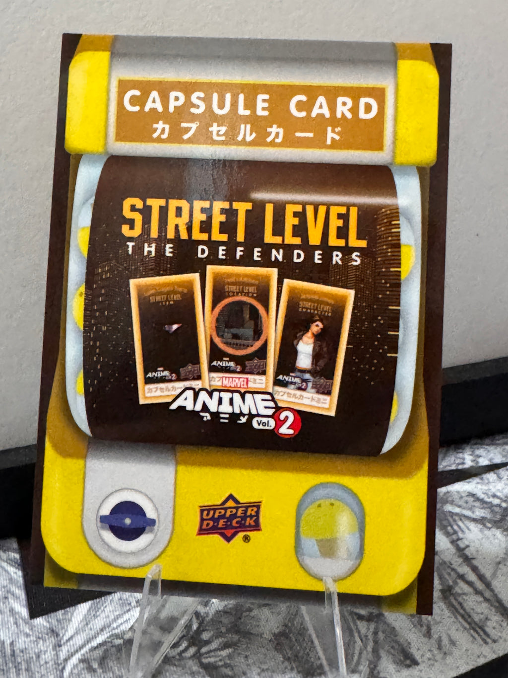 The Defenders Capsule Card Marvel Anime Vol. 2 Unripped