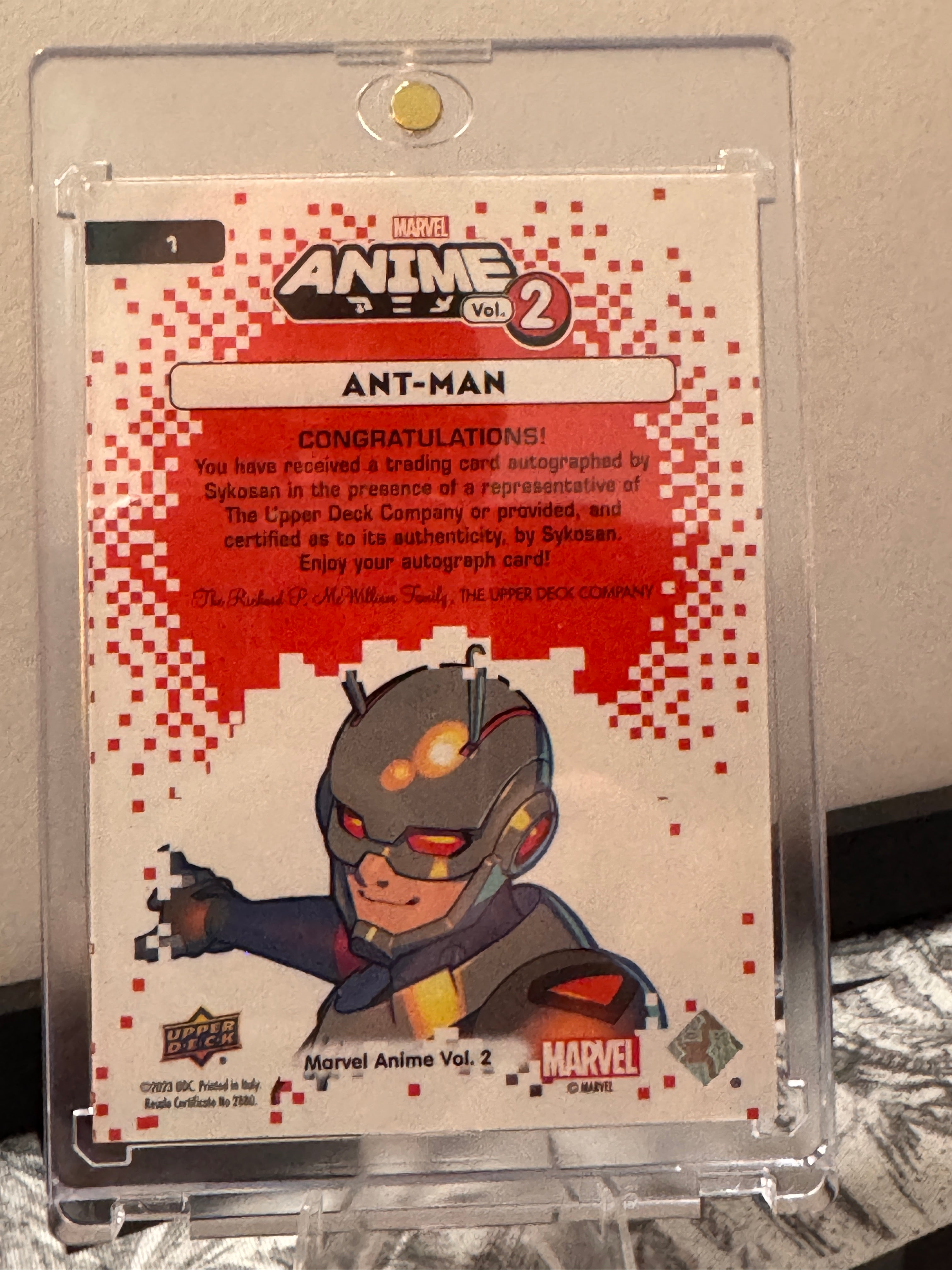 Ant-Man Marvel Anime Vol. 2 Auto by Sykosan 33/75